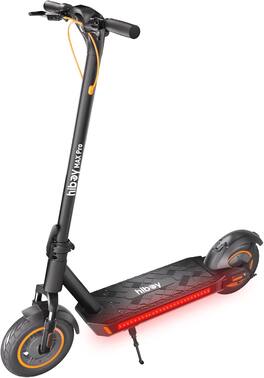HiBoy - MAX Pro Electric Scooter, 46.6 Mi Long Range, 11'' Pneumatic Tires - Black