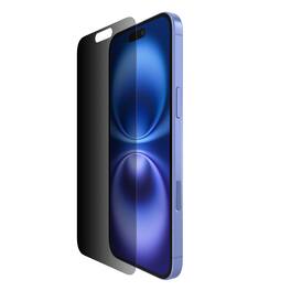 Belkin - ScreenForce Privacy InvisiGlass for iPhone 16 Plus, 15 Plus, and 14 Pro Max with EZ Align Tray - Black