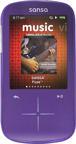  SanDisk - Sansa Fuze+ 8GB* MP3 Player - Purple