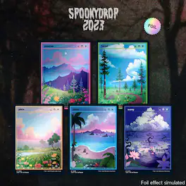 Wizards of The Coast - Magic: The Gathering TCG: Secret Lair PixelLands_v02.jpg - Foil