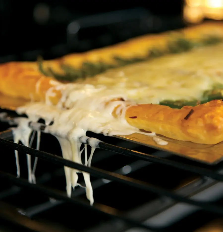 Alt View 19. GE Profile - 30" Built-In Single Electric Convection Wall Oven with Built-In Microwave - Stainless Steel.