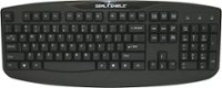 Front Zoom. Seal Shield - Silver Storm Washable Keyboard - Black.