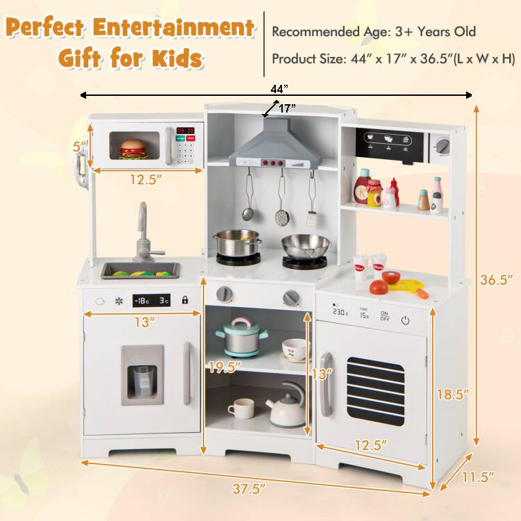 Perfect Entertainment  
Gift for Kids  

Recommended Age: 3+ Years Old  

Product Size: 44" x 17" x 36.5" (L x W x H)  

- 44"  
- 17"  
- 36.5"  
- 12.5"  
- 5"  
- 13"  
- 19.5"  
- 37.5"  
- 18.5"  
- 12.5"  
- 11.5"  
- 13"  
- 18.5"  
- 12.5"  
- 13"  
- 18.5"  
- 11.5"  
- 13"  
- 18.5"  
- 12.5"  
- 13"  
- 18.5"  
- 11.5"  
- 13"  
- 18.5"  
- 12.5"  
- 13"  
- 18.5"  
- 11.5"  
- 