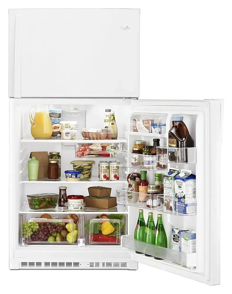 Alt View 15. Whirlpool - 21.3 Cu. Ft. Top-Freezer Refrigerator - White.