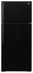 Whirlpool - 16.0 Cu. Ft. Top-Freezer Refrigerator - Black - Front_Zoom
