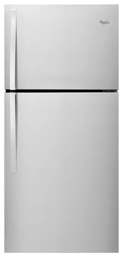 Whirlpool Top Mount Fridge (WRT549SZDM) - Monochromatic Stainless Steel