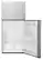 Alt View 4. Whirlpool - 19.2 Cu. Ft. Top-Freezer Refrigerator - Monochromatic Stainless Steel.