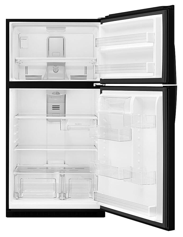 Alt View 12. Whirlpool - 21.3 Cu. Ft. Top-Freezer Refrigerator - Black.