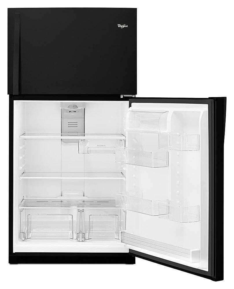 Alt View 14. Whirlpool - 21.3 Cu. Ft. Top-Freezer Refrigerator - Black.