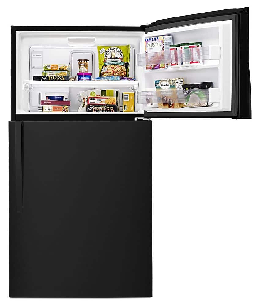 Alt View 17. Whirlpool - 21.3 Cu. Ft. Top-Freezer Refrigerator - Black.