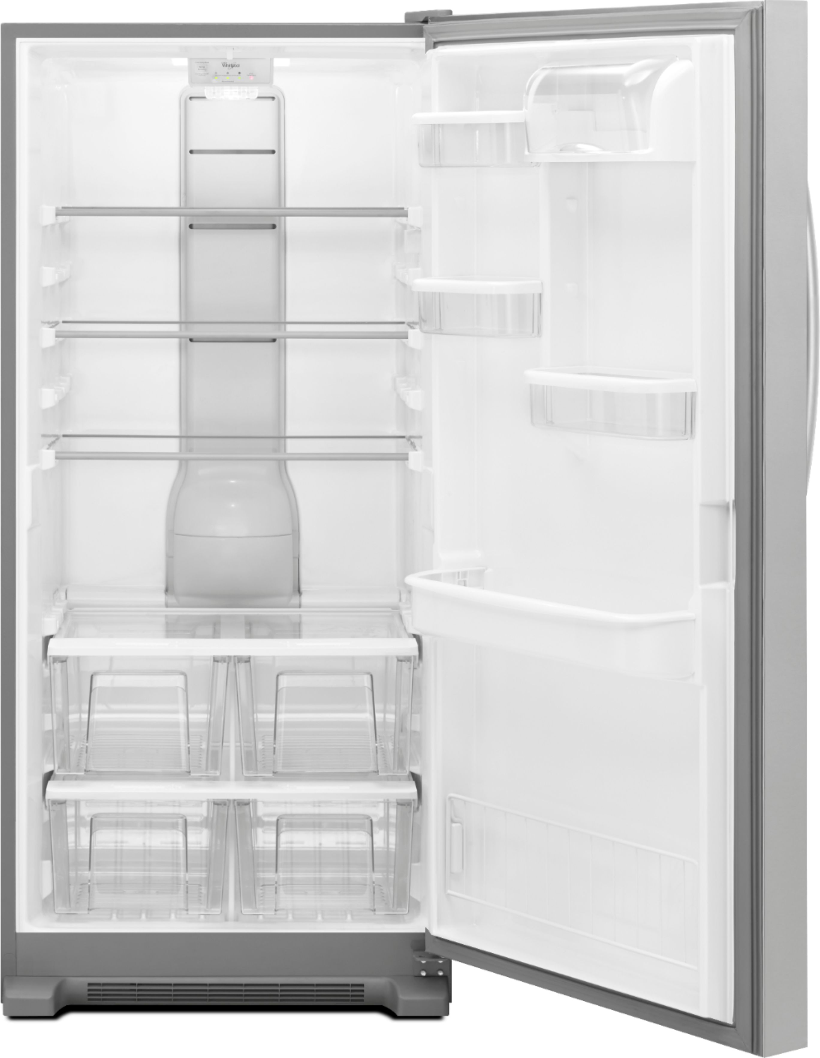 Customer Reviews: Whirlpool SideKicks 17.7 Cu. Ft. Refrigerator Whirlpool 17.7 Cu Ft Top Freezer Refrigerator Monochromatic Stainless Steel