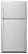 Front. Whirlpool - 21.3 Cu. Ft. Top-Freezer Refrigerator - Monochromatic Stainless Steel.