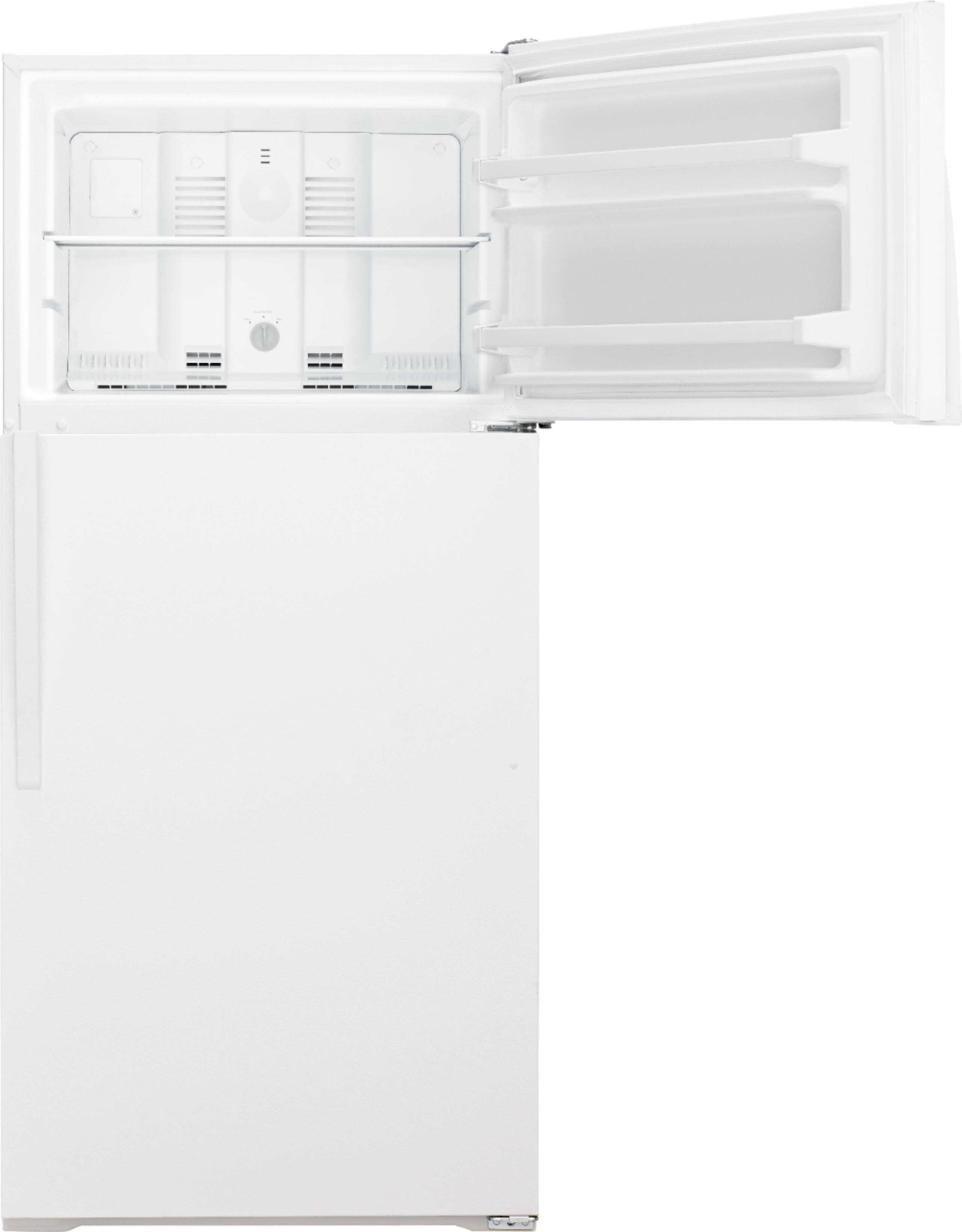 Alt View 11. Whirlpool - 14.3 Cu. Ft. Top-Freezer Refrigerator - White.