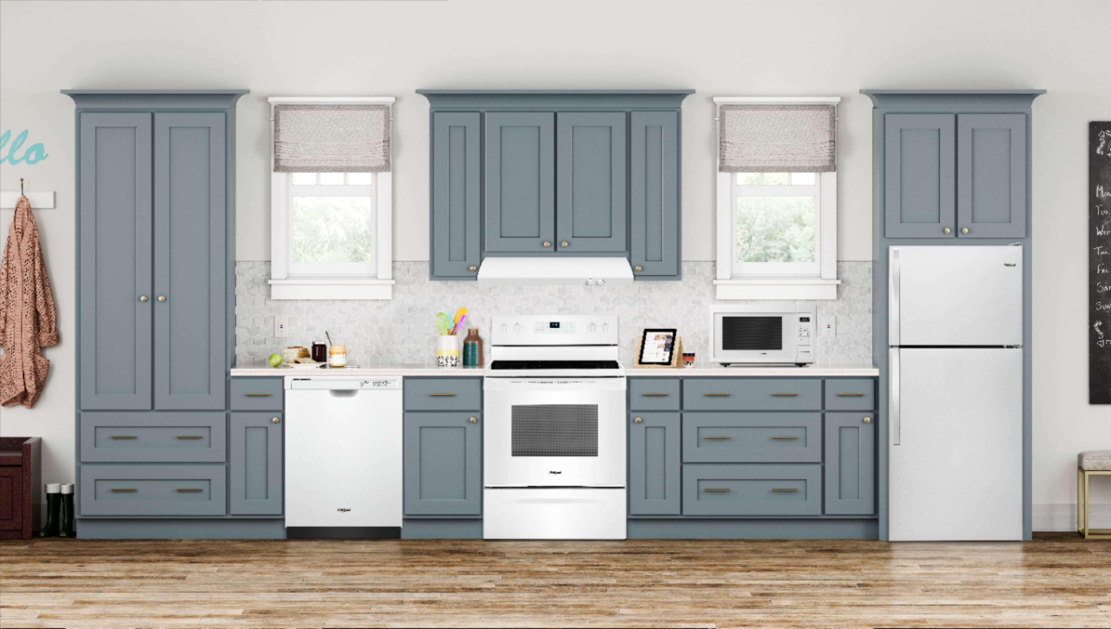 Alt View 14. Whirlpool - 14.3 Cu. Ft. Top-Freezer Refrigerator - White.