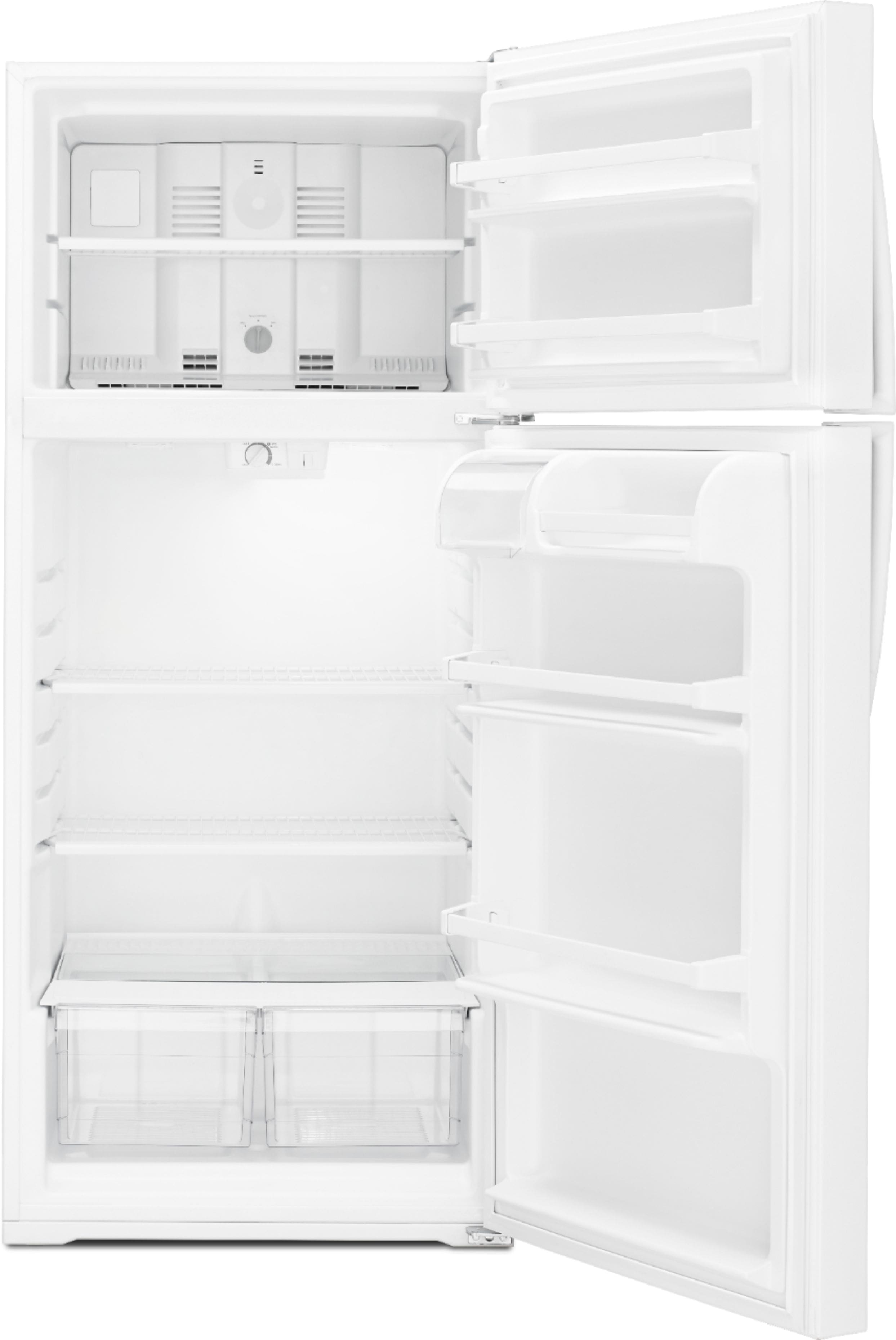 Best Buy Whirlpool 16.0 Cu. Ft. TopFreezer Refrigerator White WRT106TFDW