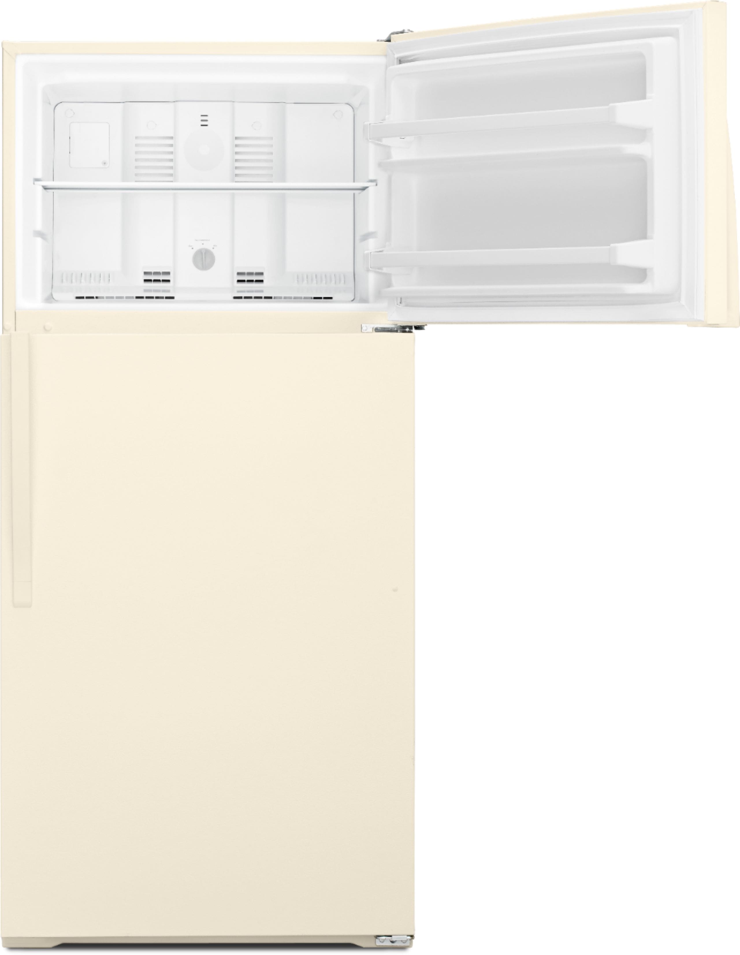 Alt View 12. Whirlpool - 14.3 Cu. Ft. Top-Freezer Refrigerator - Biscuit.