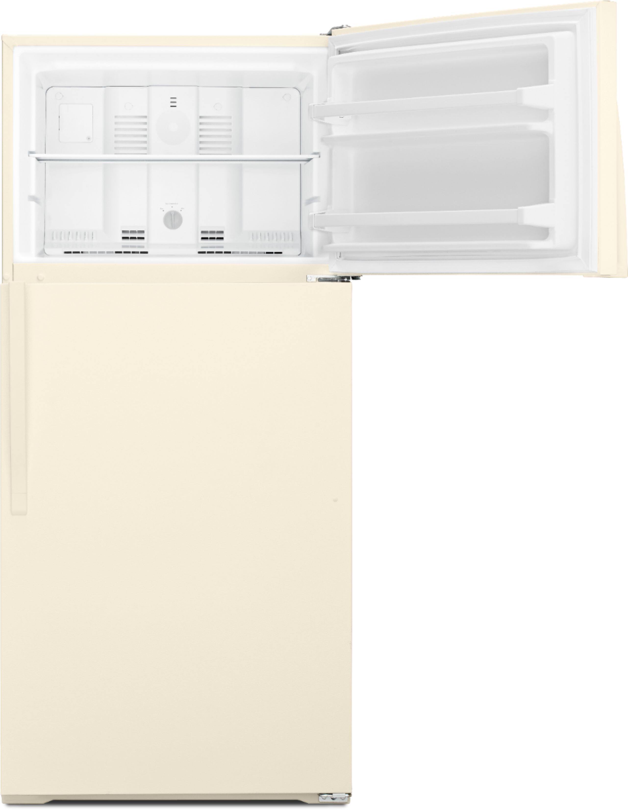 Alt View 12. Whirlpool - 14.3 Cu. Ft. Top-Freezer Refrigerator - Biscuit.