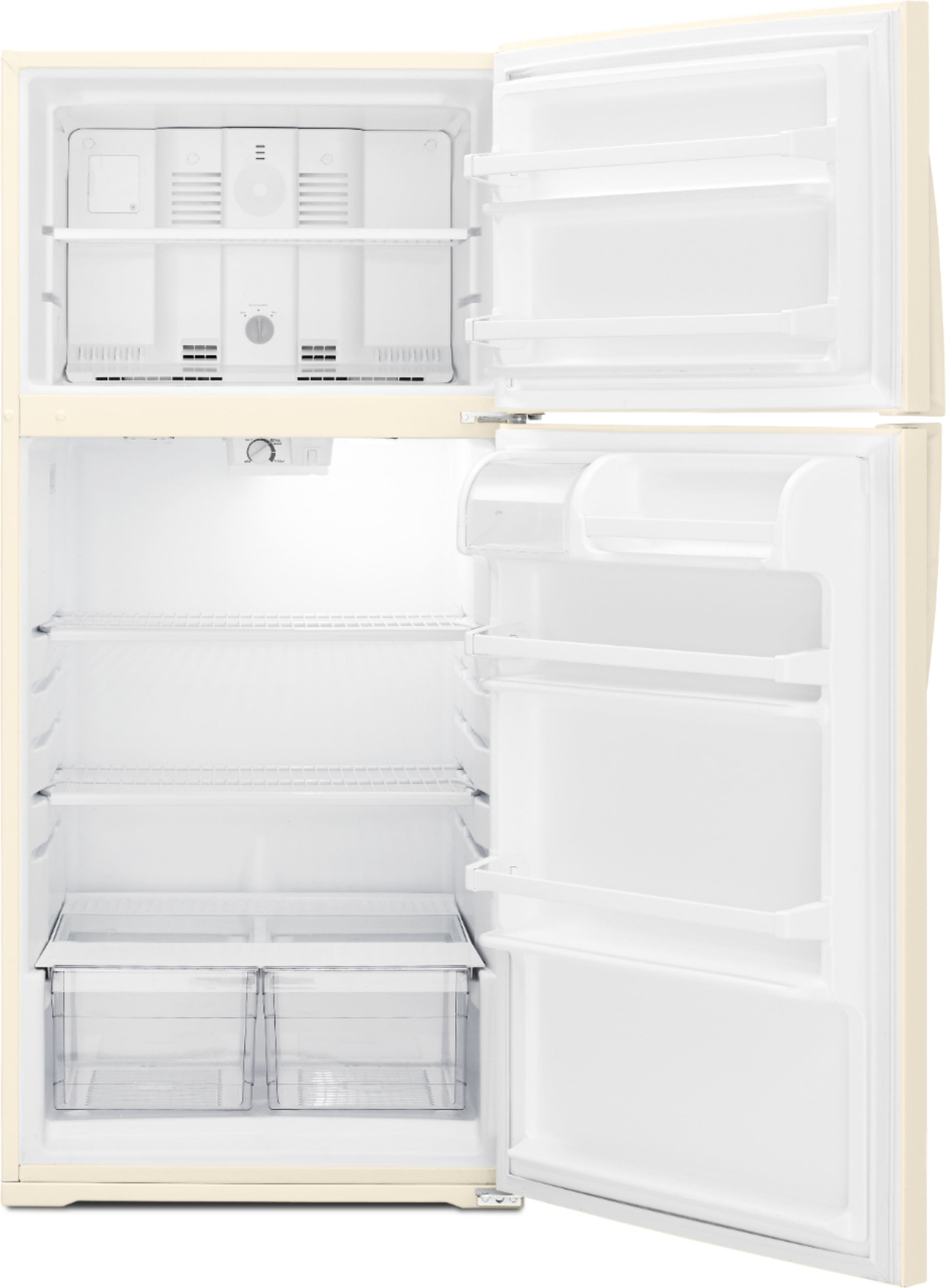 Alt View 1. Whirlpool - 14.3 Cu. Ft. Top-Freezer Refrigerator - Biscuit.