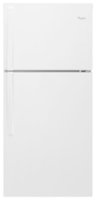 Whirlpool - 19.2 Cu. Ft. Top-Freezer Refrigerator - White - Front_Zoom