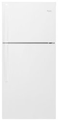 Whirlpool - 19.2 Cu. Ft. Top-Freezer Refrigerator - White - Front_Zoom