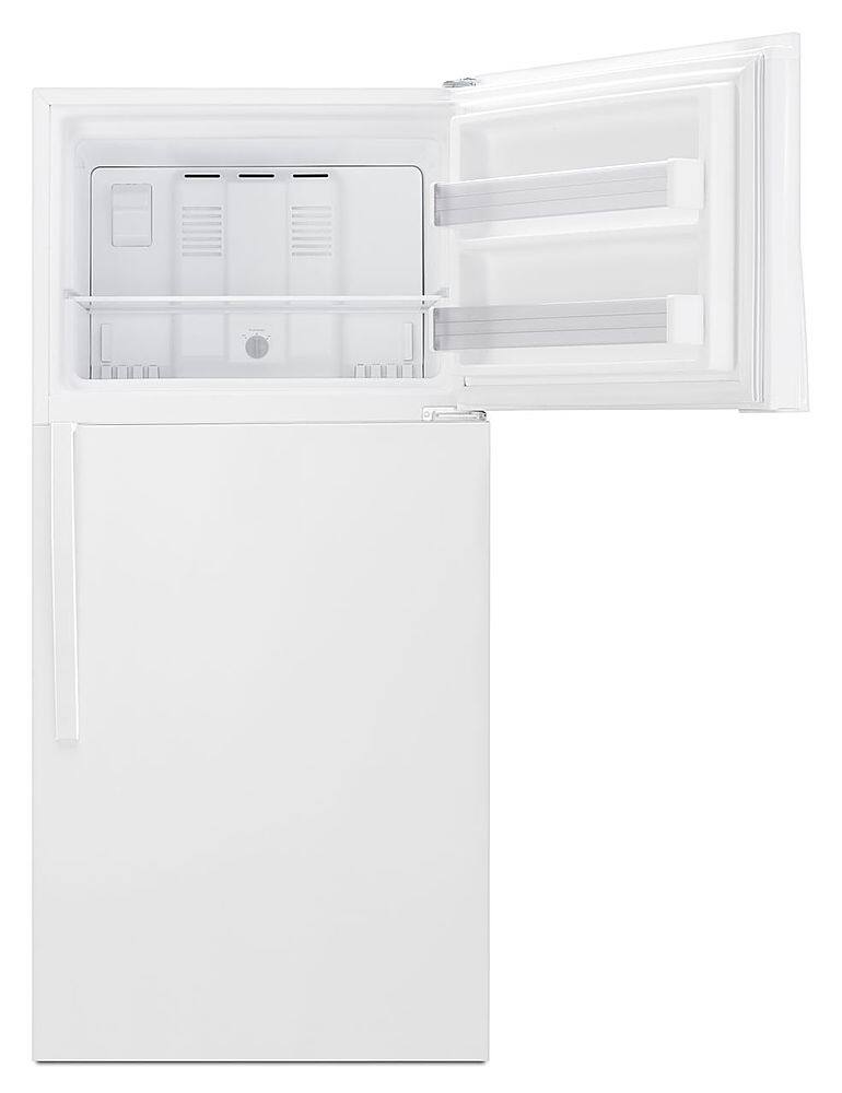 Alt View 2. Whirlpool - 19.2 Cu. Ft. Top-Freezer Refrigerator - White.