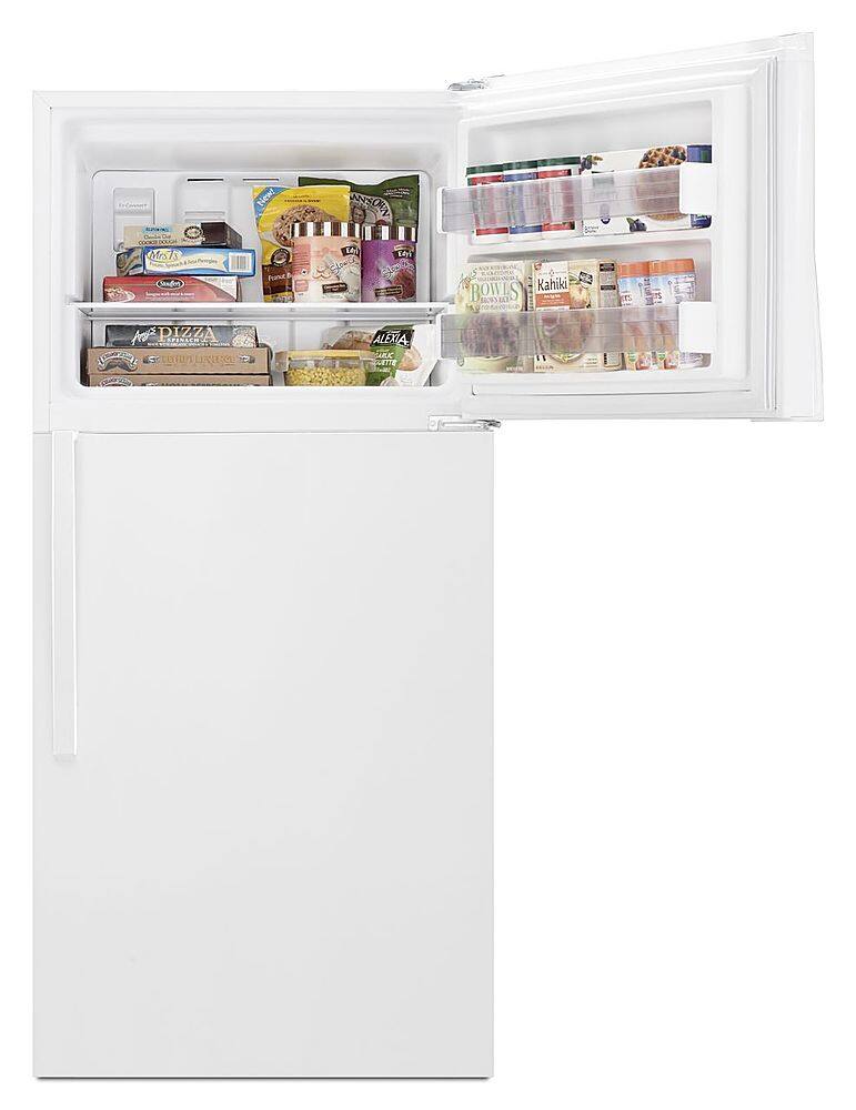 Alt View 5. Whirlpool - 19.2 Cu. Ft. Top-Freezer Refrigerator - White.