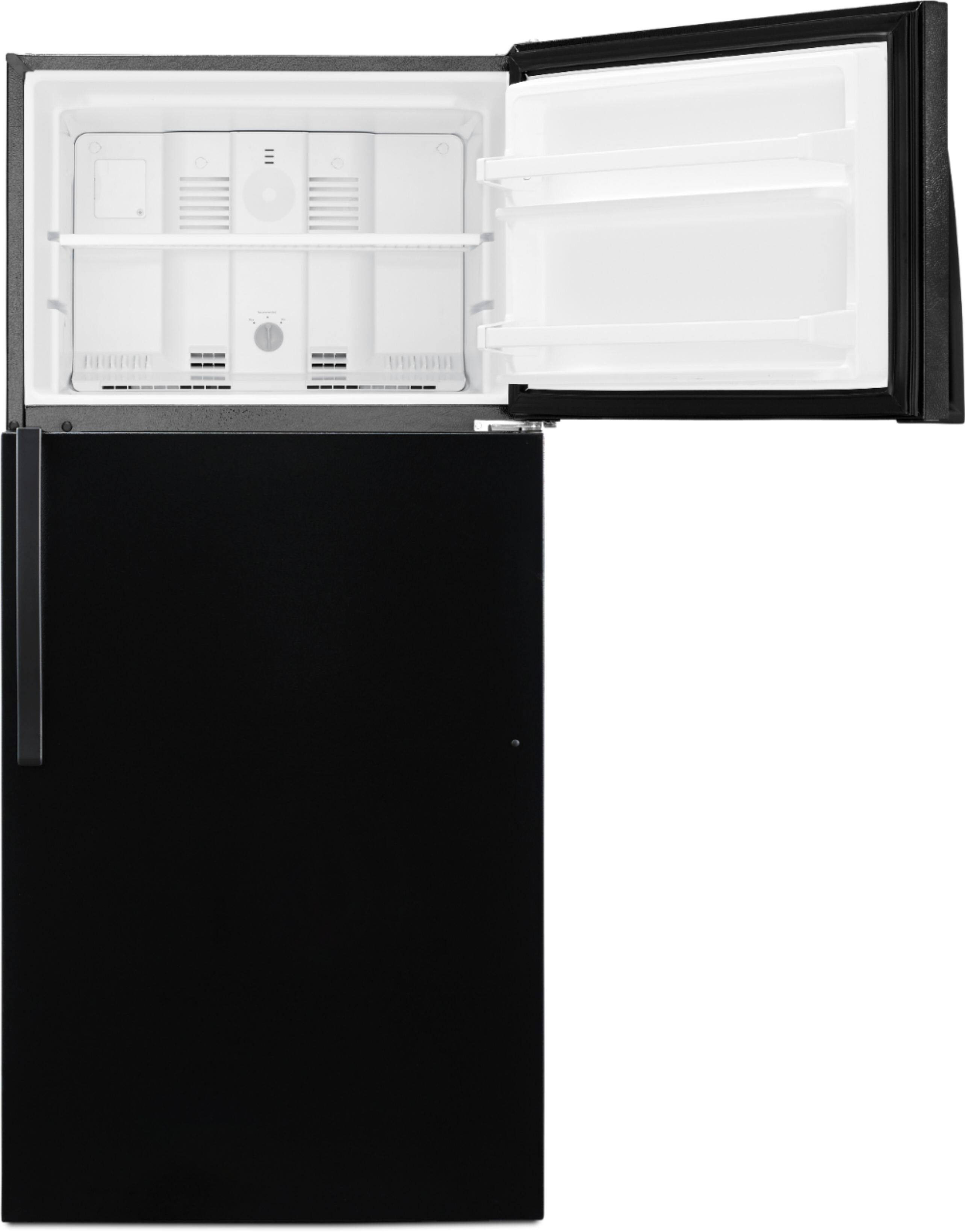 Alt View 15. Whirlpool - 14.3 Cu. Ft. Top-Freezer Refrigerator - Black.