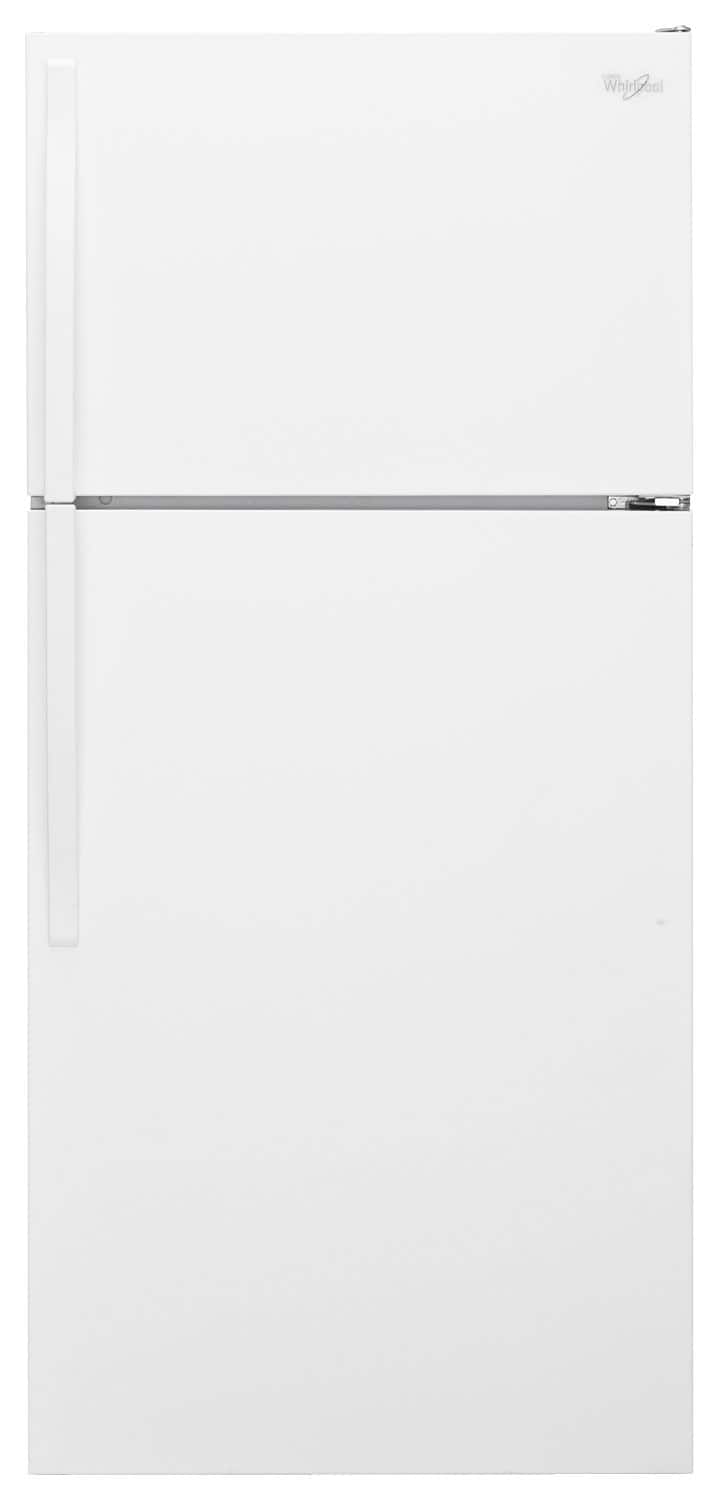 Whirlpool - 14.3 Cu. Ft. Top-Freezer Refrigerator - White - Front_Zoom
