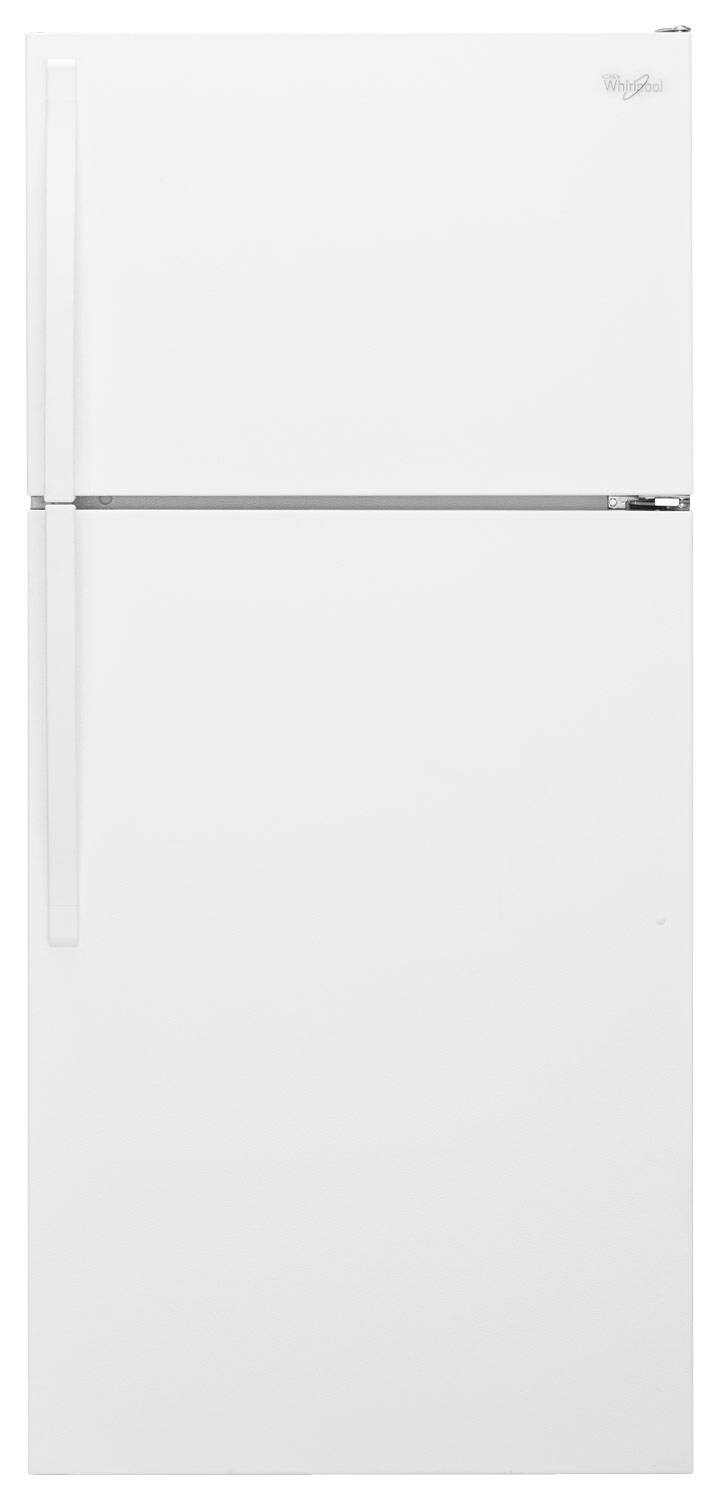 Whirlpool - 14.3 Cu. Ft. Top-Freezer Refrigerator - White