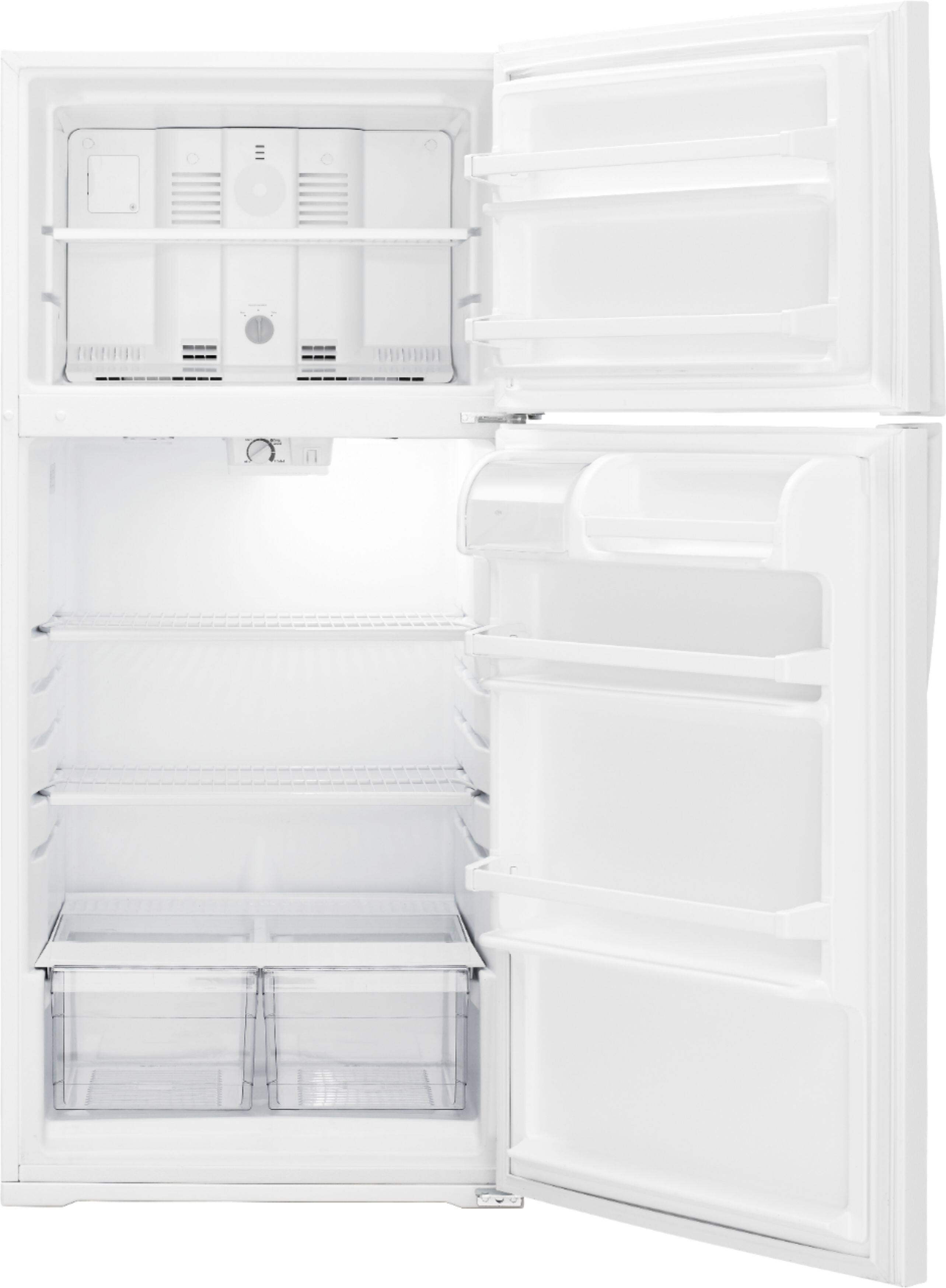 Alt View 12. Whirlpool - 14.3 Cu. Ft. Top-Freezer Refrigerator - White.