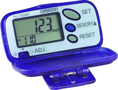 Angle Standard. Omron - Digital Pedometer with Calorie Counter.