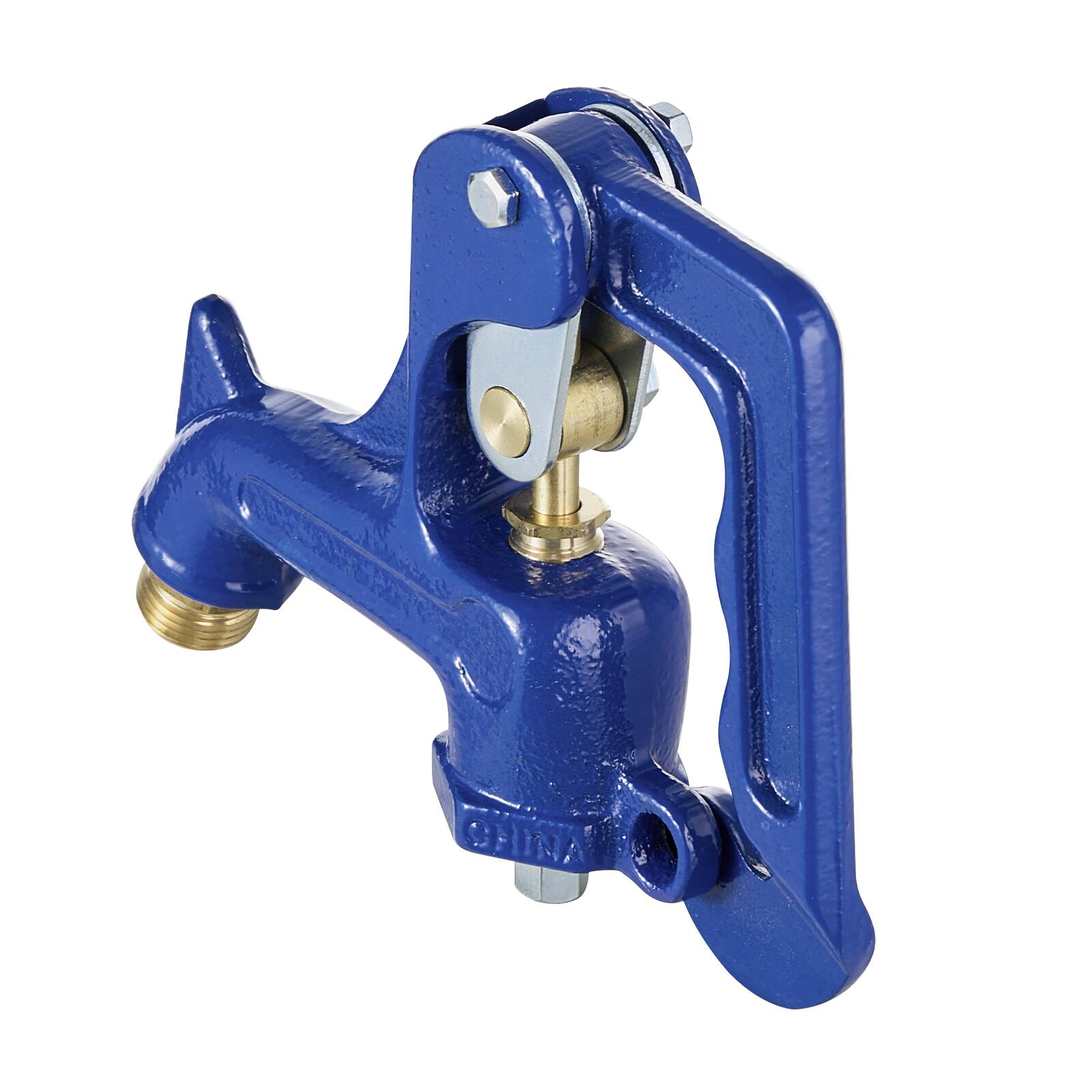 Alt View 5. VEVOR - Frost Free Outdoor Faucet, Freeze Proof Yard Hydrant Complete Head Assembly, with 1" NPT Galvanized Pipe Thread - Blue.