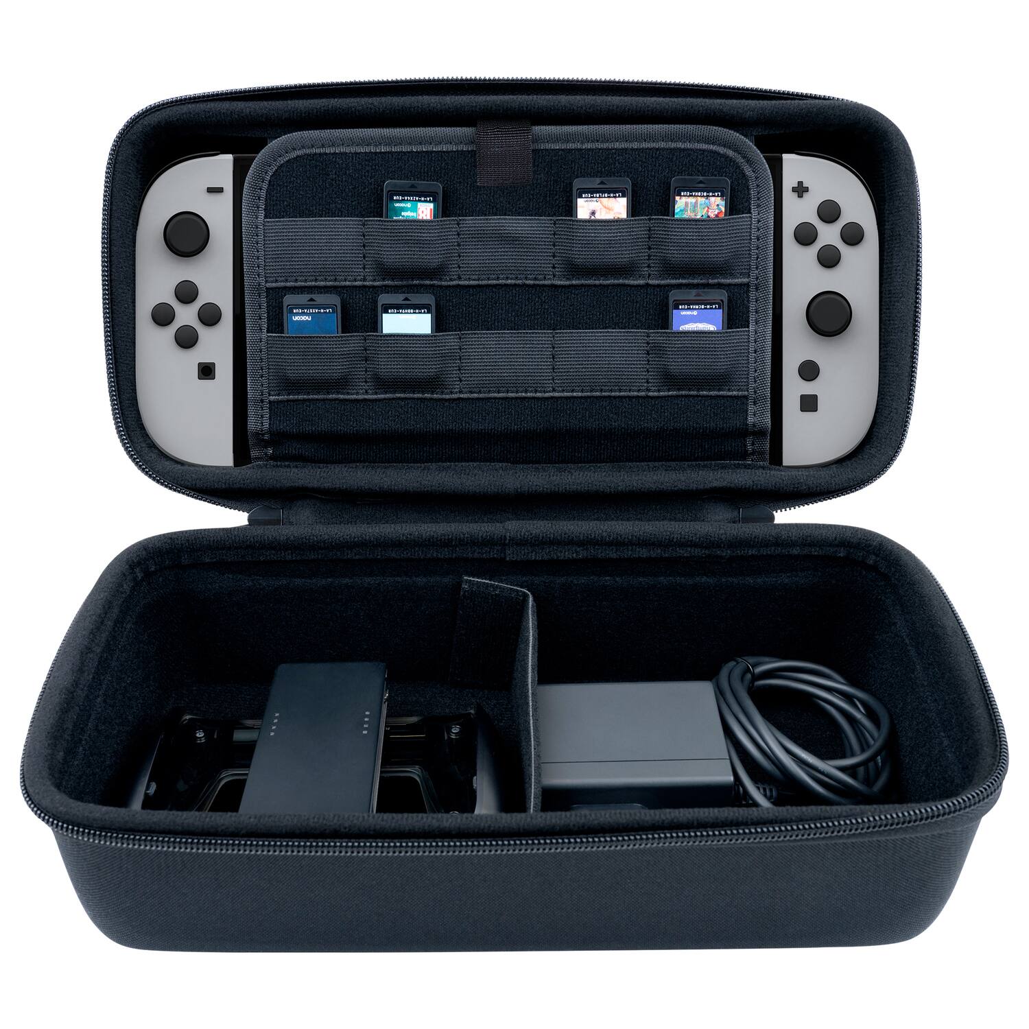 Left. Nacon - Protection Case XL for Nintendo Switch 2 and Accessories - Black.