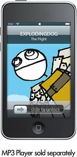 Front Standard. MusicSkins - Explodingdog Skin for Apple® iPod® touch.