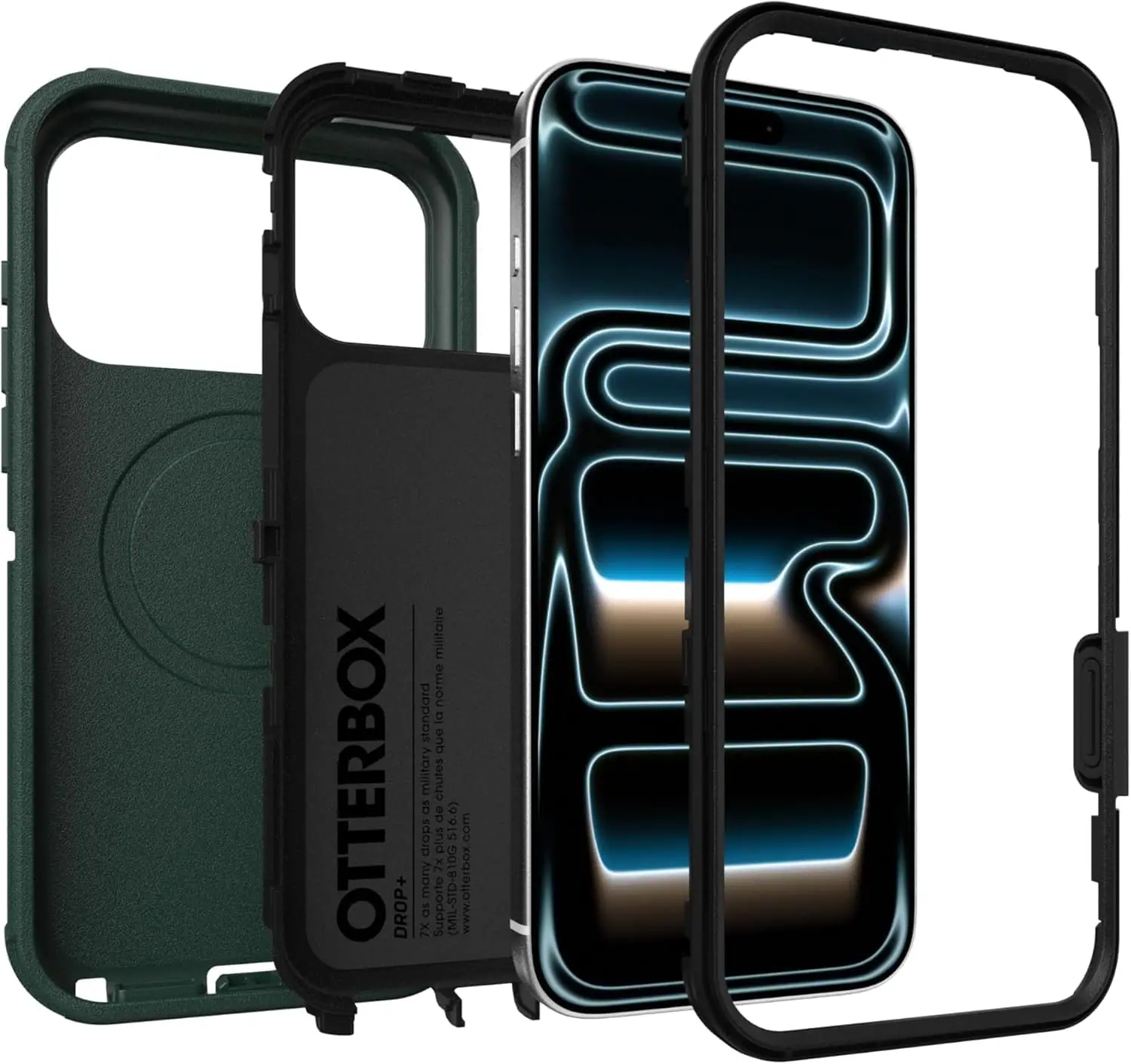 OTTERBOX DROP+ maitaire norme standard D que military chutes as de 16.6) com drops plus 51 7x many (MIL-STD-810G www.oflerbox 7X 3D supporte
