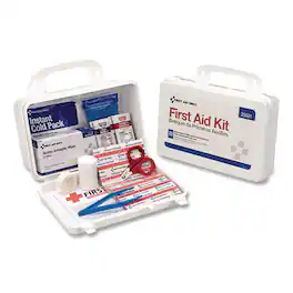 ACME - First Aid Kit For Up To 25 People, 125 Pieces, Metal Case - White