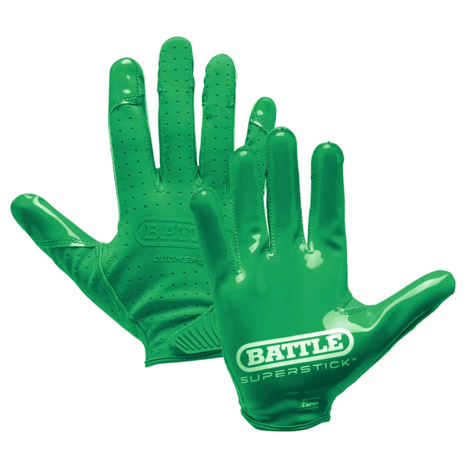 Battle Sports - Doom Speed Receiver Football Glove, Youth, M - Kelly Green price history on PriceWatchPro