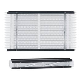VEVOR - 16 x 28 x 4 Furnace Filter, MERV 11 HVAC Ac Filters,12-Month Electrostatic Pleated Air Conditioner Filters - Black and White