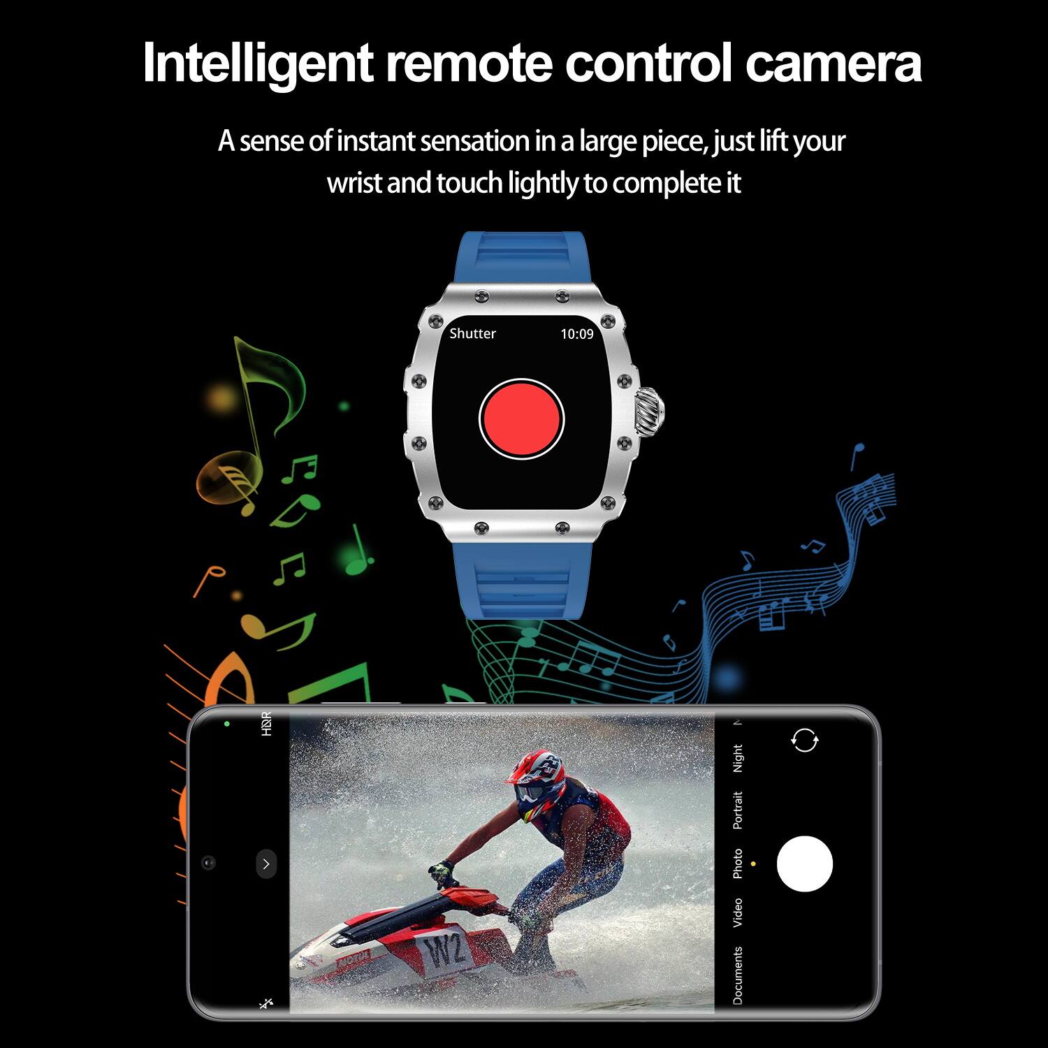 Intelligent remote control camera

A sense of instant sensation in a large piece, just lift your wrist and touch lightly to complete it

Shutter 10:09

HER W2 - Night Portrait Photo Video Documents