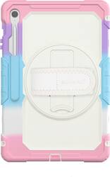 SaharaCase - Raider Series Heavy Duty Case with Hand Strap for Samsung Galaxy Tab S10 FE+ - Sunset Sorbet - Front_Zoom