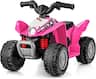 Costway - Kids Ride On ATV 6V Electric Vehicle 4 Wheeler Battery Powered Motorized Quad Toy Car with LED Lights - Pink