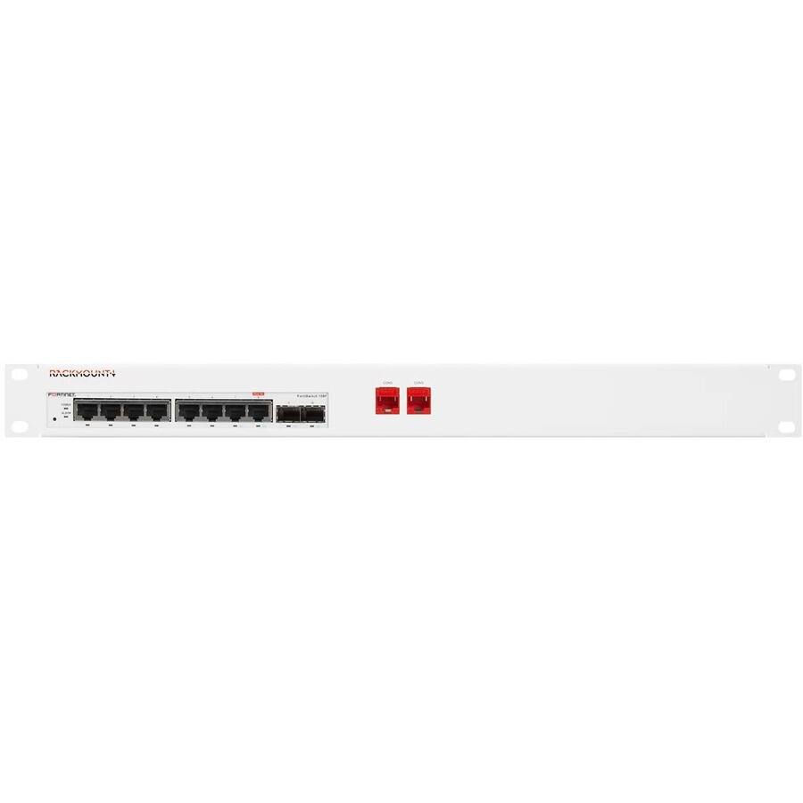 Alt View 1. Rackmount.IT - RACKMOUNT.IT FortiRack RM-FR-T17 Rack Shelf with RJ45 Couplers - For Firewall - 1U Rack Height x 19" Rack Width.