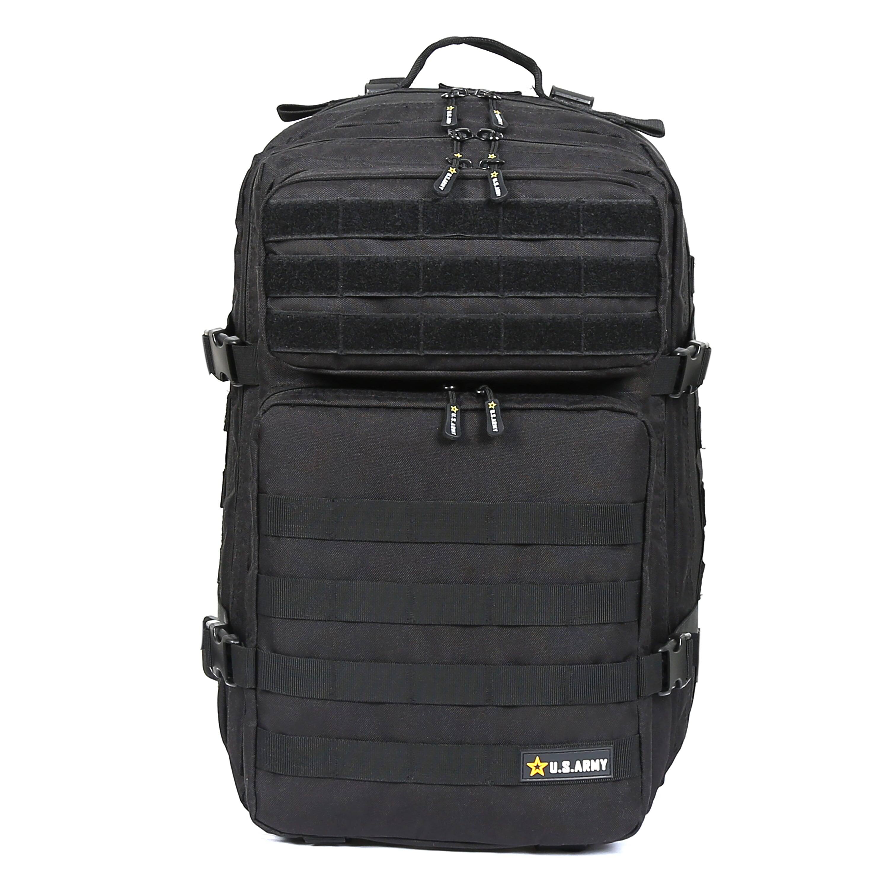 Alt View 2. US Army - ASSAULT High Performance Tactical Backpack - BLACK.