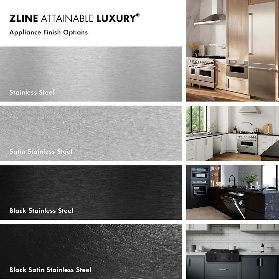 ZLINE 30 in. Wide 4 Burner Legacy Dual Fuel Range in Satin Stainless ...