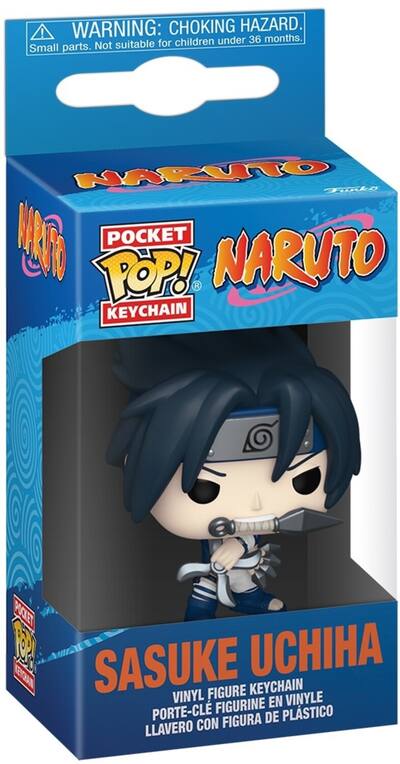 Funko Keychain: Naruto Sasuke Uchiha Collectibles Multicolor