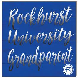 Jardine - Rockhurst Hawks 10'' x 10'' Grandparent Plaque - Blue
