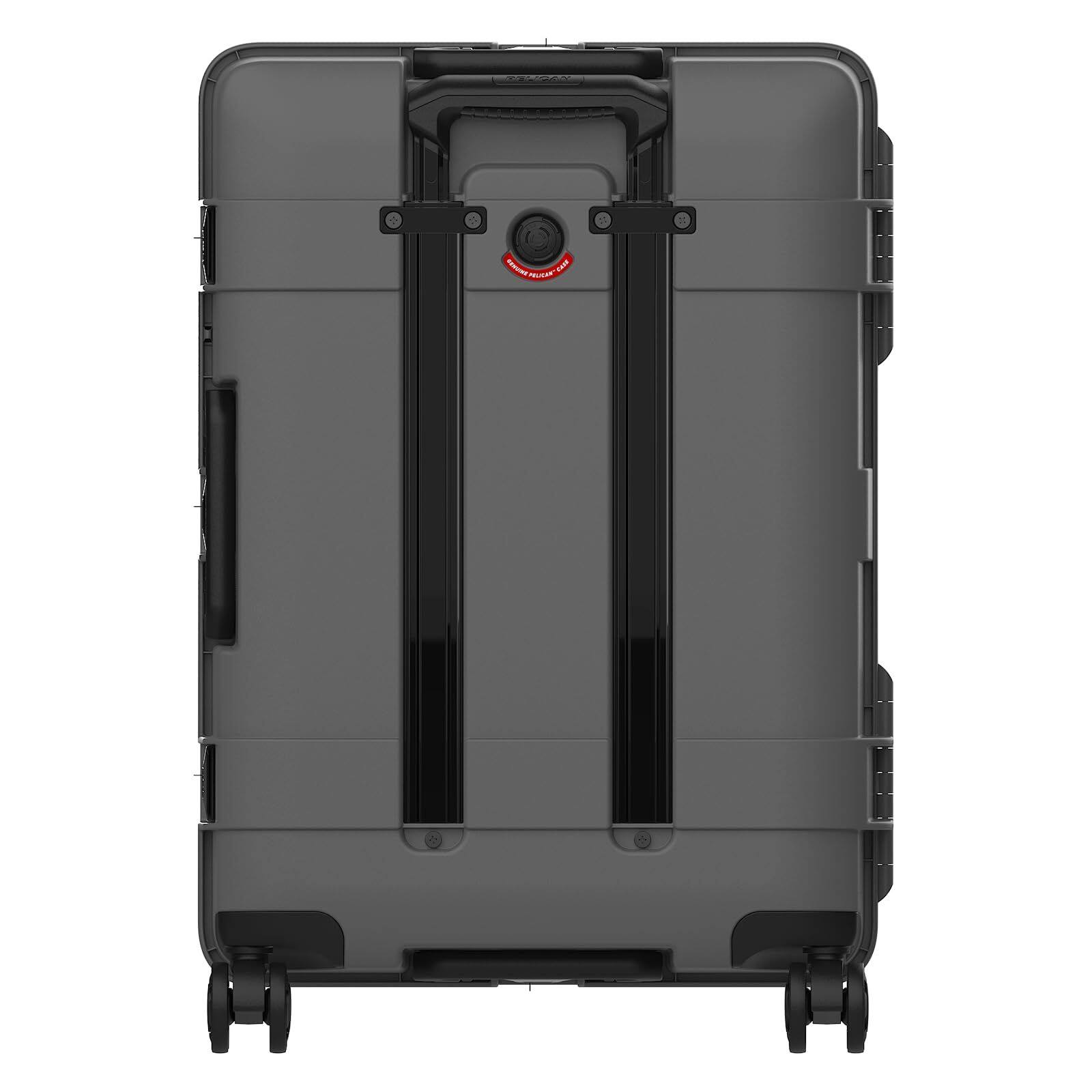 Left. Pelican - Pelican ATX Hardside 25" Medium Checked Suitcase - Charcoal.
