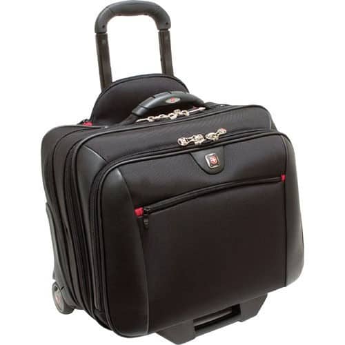 Front Standard. SwissGear - Wa 7966 02F00 Wenger Potomac Wheeled Computer Case - Black.