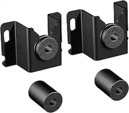 ELG - Fixed TV Wall Steel Mount with Universal VESA Quick Release System for 14 to 75 inch TVs - Black