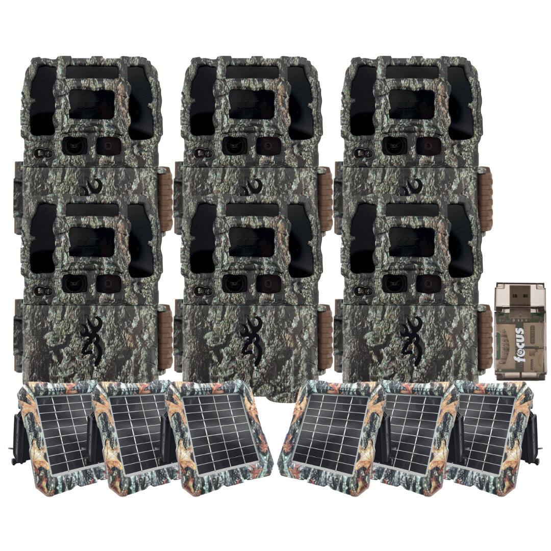 Angle. Browning - Browning Trail Camera-Dark Ops Pro DCL NANO Bundle with Solar Power (6-Pack).
